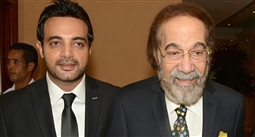 محمود ياسين وابنه عمرو
