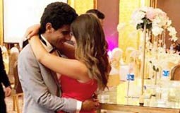 صورة- رومانسية حمدي المرغني لإسراء عبد الفتاح في عيد الحب